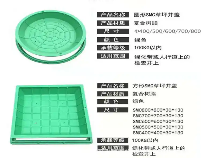 阿拉善树脂复合种植井盖展示